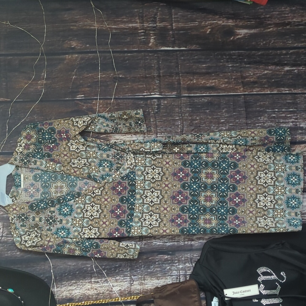 🍹 🍋🌶️Lime & Chili Size Medium Long Hippie Bohemian EUC Ladies Dress 🍋🌶️